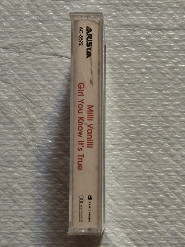 Milli Vanilli - Girl You Know It's True Cassette Tape 1989 Plays Perfectly Exc. - Picture 3 of 5