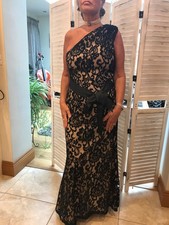 Eye Catching Black Lace Ball Gown 14