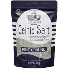 tLight Grey Celtic Sea Salt Natural No Additives Hand Harvested Resealable Bag