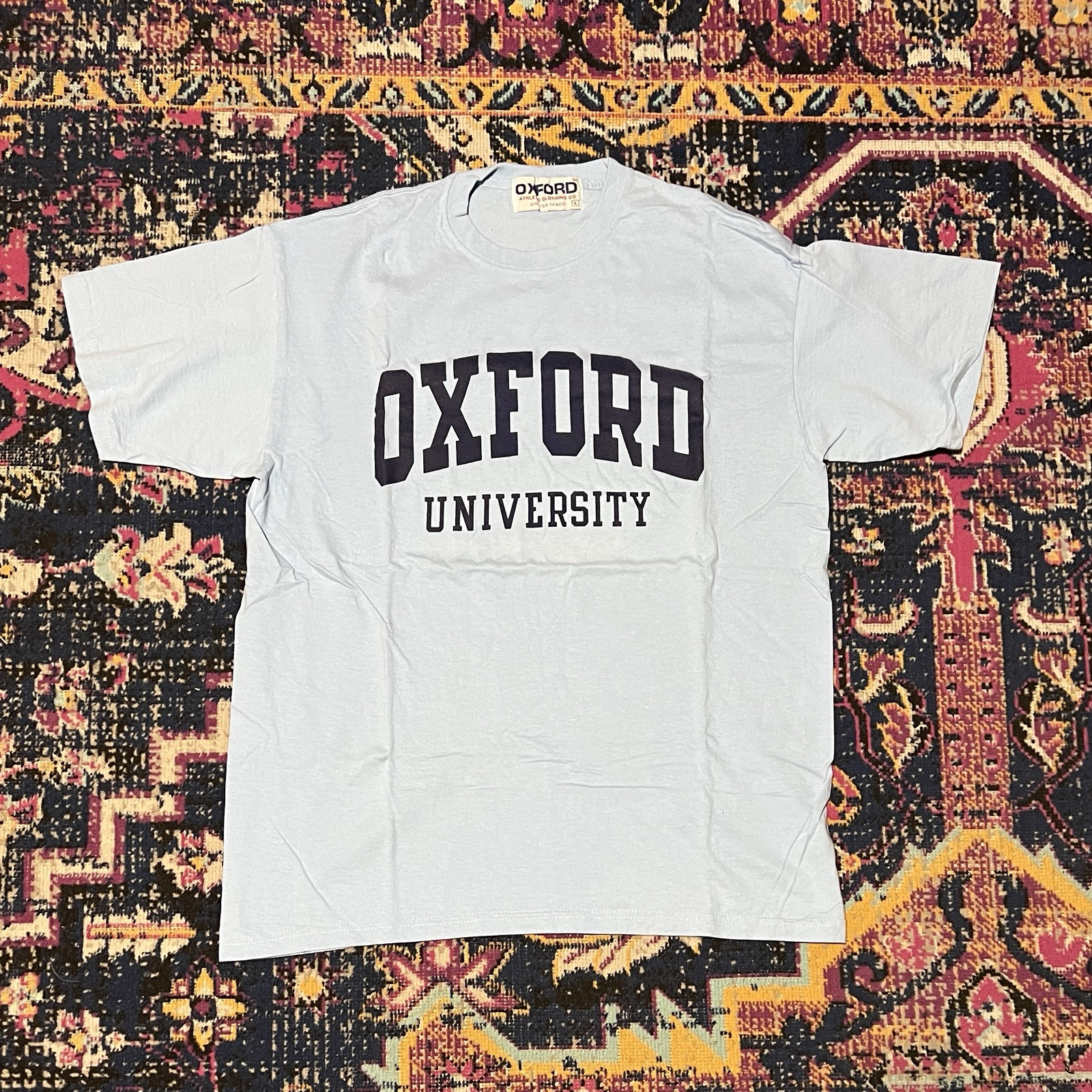 Vintage Oxford University T Shirt England Campus Store Size Large