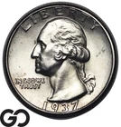 1937 Washington Quarter, Gem BU++