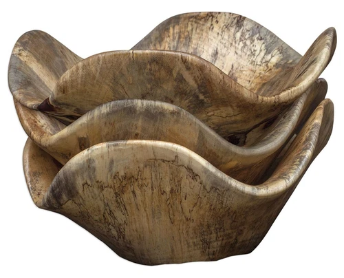 Uttermost Tamarine Wood Wall Art S/3 - Picture 5 of 6