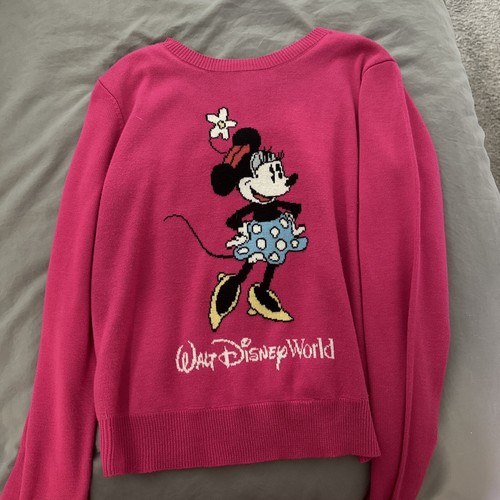 walt disney world minnie mouse sweater Kids Size Extra Large. Fits Small Adult. - Picture 2 of 4