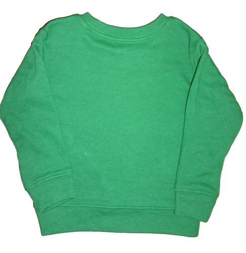 Sudadera Holiday Time Toddler 2T ROCKIN AROUND Verde Navidad Cuello Redondo - Imagen 2 de 3