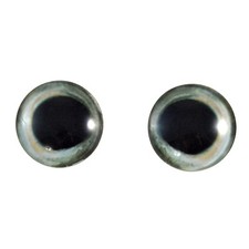 Pair of 25mm Tuna Fish Glass Eyes for Jewelry or Taxidermy Doll Making