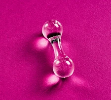 Acrylic (CLEAR) Knucklebone Skill Toy by AroundSquare