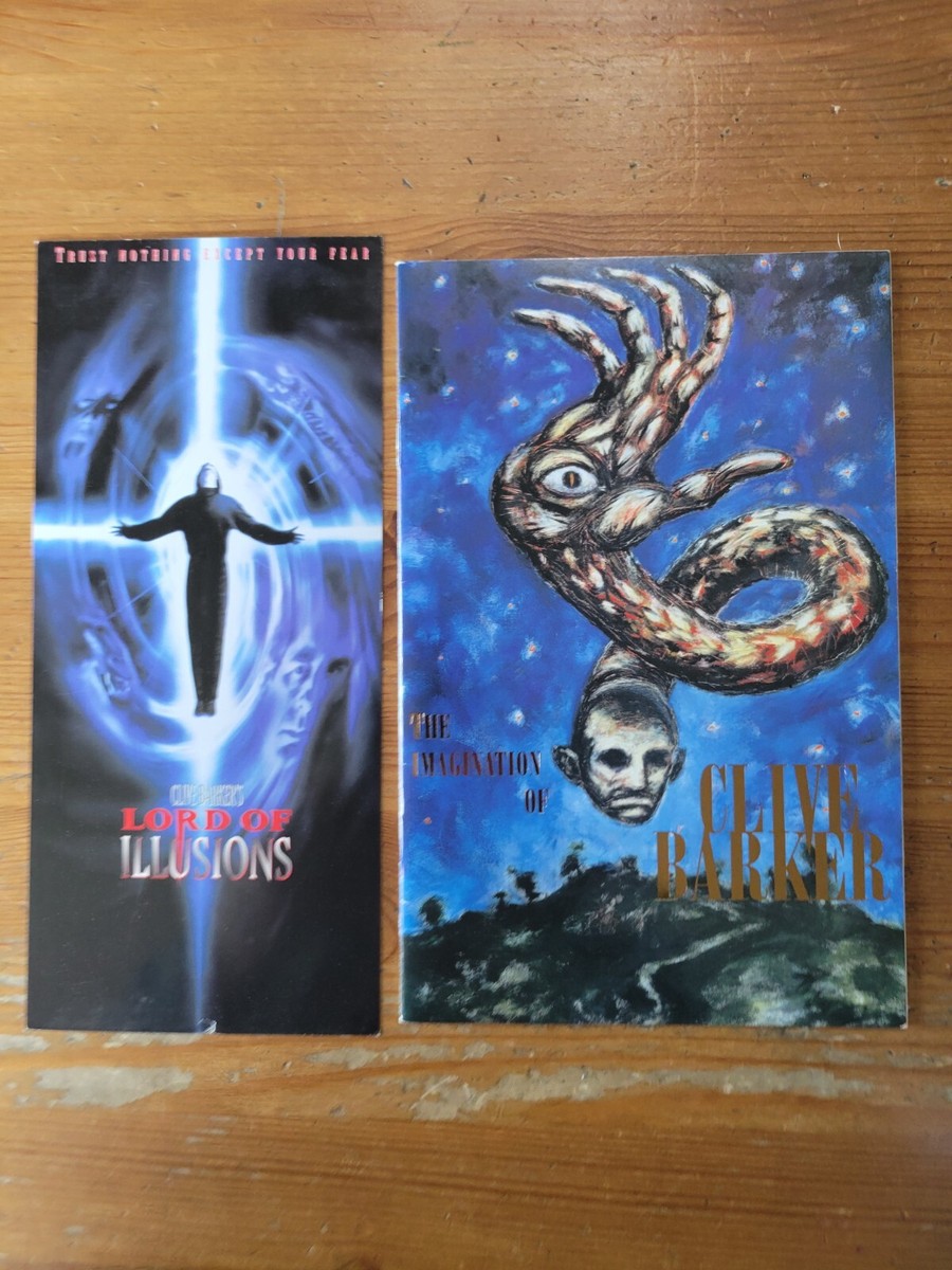 The Imagination of Clive Barker Laguna Art Museum program SIGNED