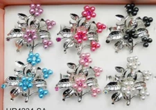 wholesale jewelry lot elegant flower style colorful adjustable fashion rings U6