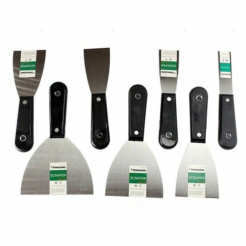 7pcs Portable Plastering Knife Set Home Spatula Wall Scraper Drywall Plaster New - Picture 2 of 7