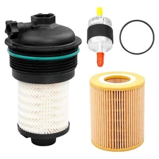 FD4627 Diesel Fuel Oil Filter Kit For 2018-2021 Ford F150 3.0L  Engines FL2081