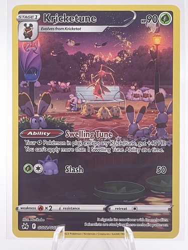 Kricketune GG02/GG70 NM Crown Zenith Pokemon - Picture 2 of 3
