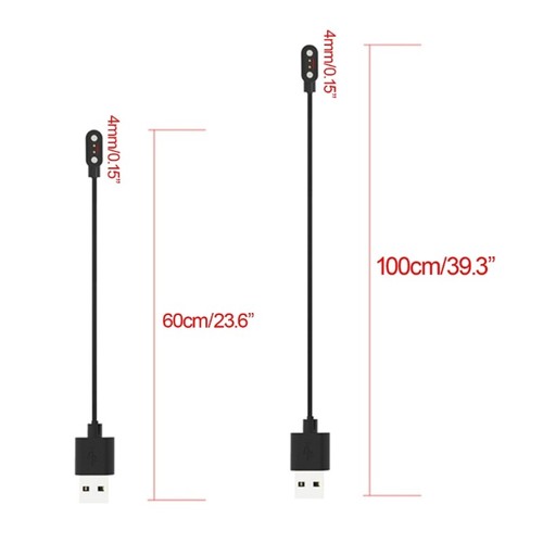 USB Watch Charger for-Haylou RS4 LS12 for Smart Watches Fast Charging C - Zdjęcie 8 z 10