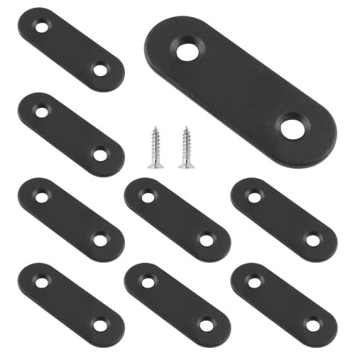 12pcs Flat Straight Brace Bracket 1-7/8 Inch Brace Plate Connector ...