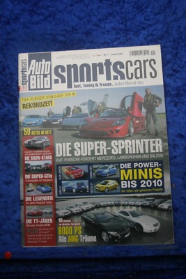 Auto Bild Sportscars 1/07 AMG Corsa OPC Audi TT A4 3,0 TDI Ruf RT12 Golf R32