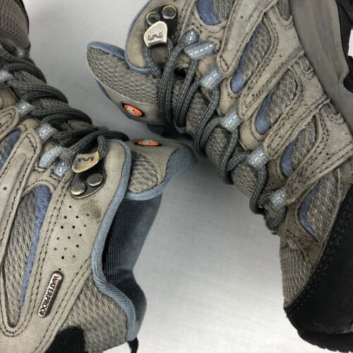 Botas de Senderismo Merrell Moab Mid para Mujer 5.5 EUR 35.5 Gris Azul Cuero Impermeables - Imagen 12 de 12