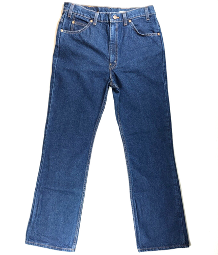 Pantalones de mezclilla vintage Levis 517 naranja lengüeta azul para hombre 36/32 40517-0215 - años 80 EE. UU. - Imagen 5 de 12