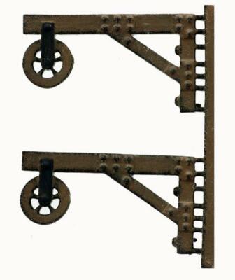 O scale Building Loading HOIST 2 pack Great for Loading Docks, Comes Finished