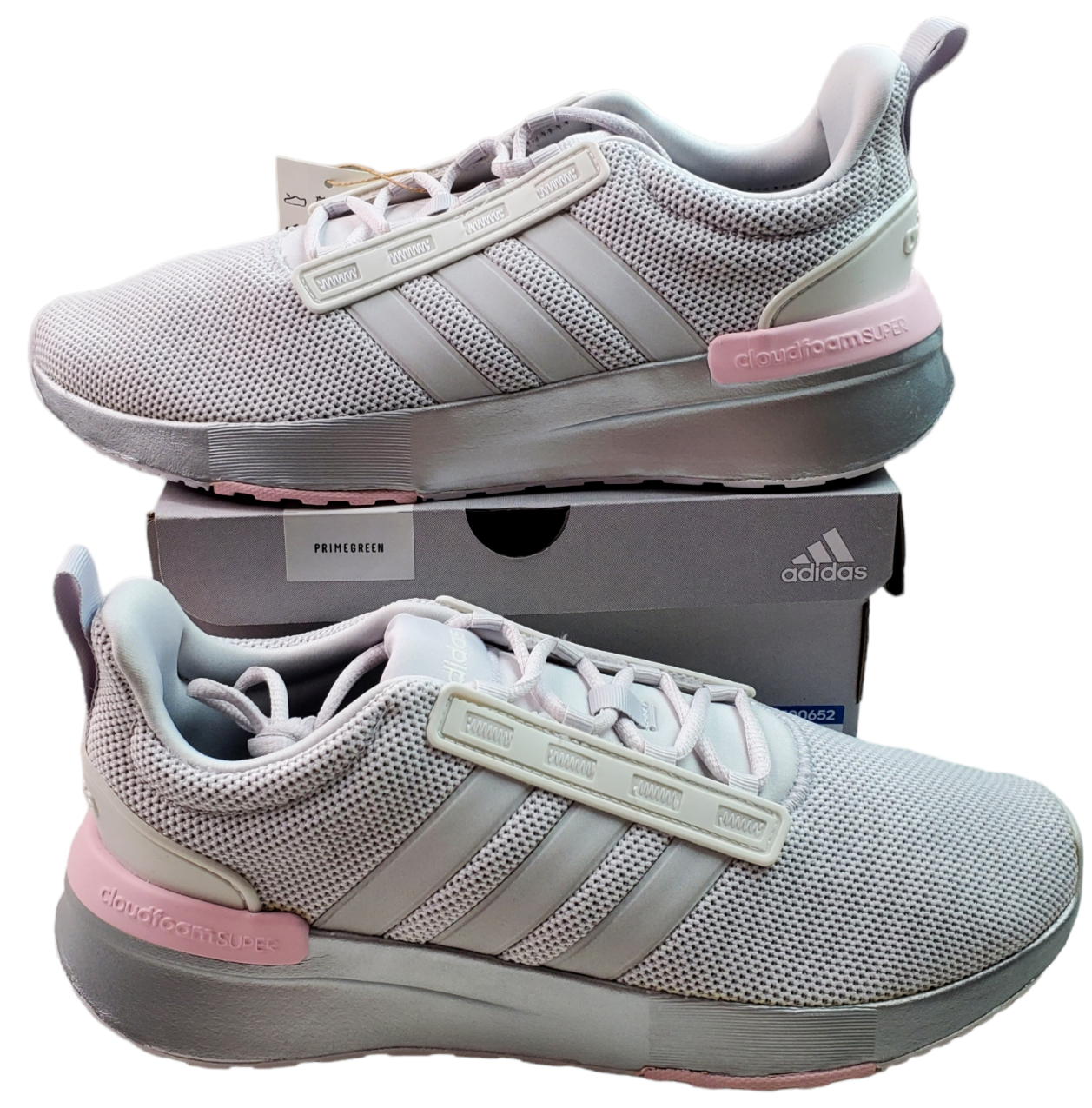 Adidas Shoes Running Shoes Womens Size 10 Racer TR21 Athletic Trainers-image