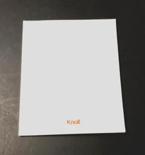 Knoll What is Space Mid Century Modern Classic Furnitures Paperback Catalog