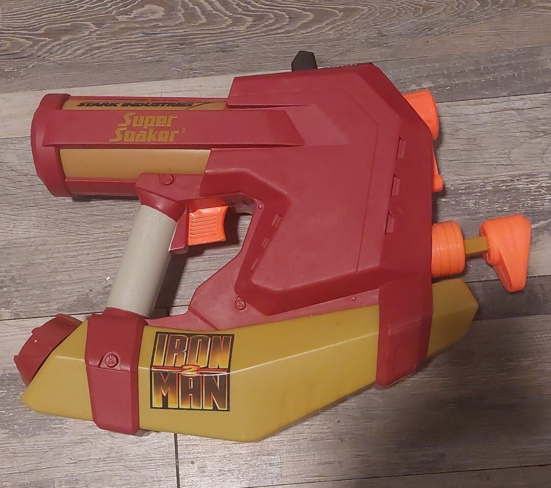 その他 Super Soaker IRON MAN 2 Marvel Iron Man 2 Stark Industries 2009 Super Soaker Water Squirt