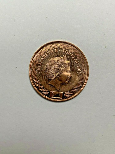Moneda de 1 centavo Tokelau 2017 con tortuga marina-KM # 120 - Imagen 2 de 2