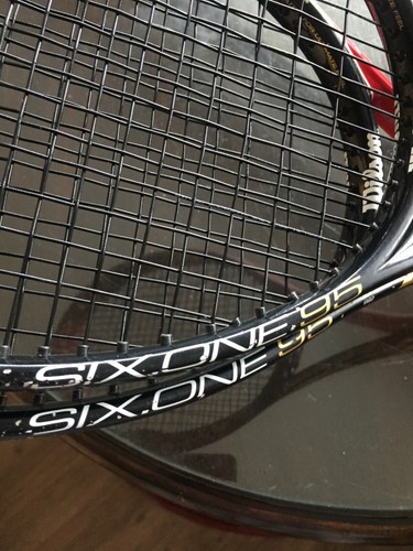 2x Wilson RF Pro Staff Six One KFactor 95 ncode Tennisschläger Racket L3 Federer - Bild 10 von 12