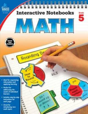 Math, Grade 5 (Interactive Notebooks) - Paperback - GOOD