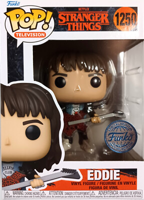 STRANGER THINGS Eddie (+ Guitar) Limited - Funko Pop!