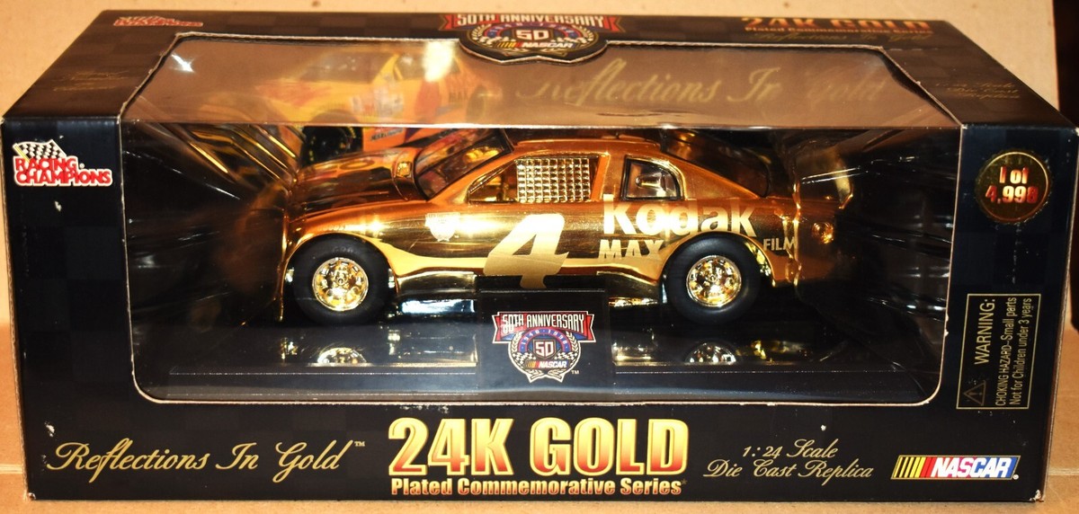 希少！金メッキ！ナスカー　ミニカー　M&M 1/24スケール　24Kゴールド 希少！金メッキ！ナスカー ミニカー M&M 1/24スケール 24Kゴールド