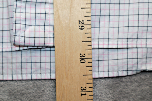 Ralph Lauren Dress Shirt Men's Neck Size 15.5" Length 30" Pink Pony Pink & White - Picture 12 of 16