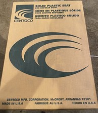 Lot of 5 - Centoco 1600-S Economy Closed Front Elongated Plastic Toilet Seat New