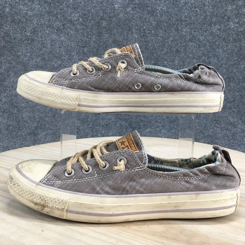 Converse Shoes Womens 9.5 All Star Cap Toe Comfort Sneakers Gray Fabric Lace Up - Picture 2 of 21