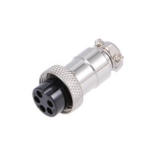 Aviation Male Female 5-Pin Female Cable Male Connector 500V P16 16mm-
