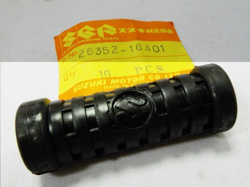 Suzuki DR400 DR500 DS250 TS100 TS125 Kick Pedal Rubber w/ S Logo NOS 26352-16401 - 第 1/5 張圖片