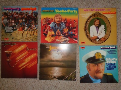 James Last Beachparty Voodoo-Party Wenn Die Elisabeth..Reverie LOT 6 vinyls