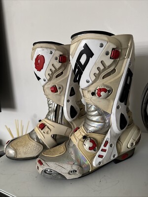 Sidi Vortice motorcycle boots Size Uk 7 Eu 41 Racing Motorbike