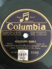 * ERNEST JONES (Vibrante Banjo Solo) - Mississippi Bubble / Nixxxr Town