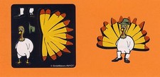 10 Make Your Own Thanksgiving Turkey Stickers - Party Favors - Rewards