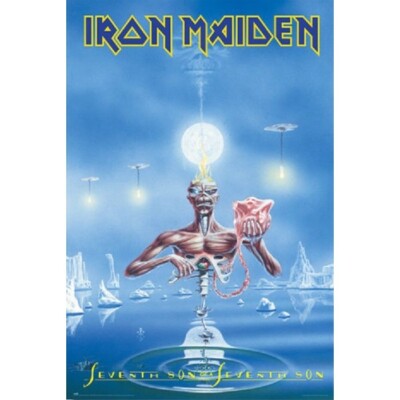 IRON MAIDEN アイアンメイデン 第七の予言 ポスター IRON MAIDEN SEVENTH SON OF A SEVENTH SON POSTER NEW 24x36 FREE