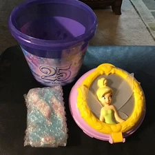 Tinkerbell Popcorn Bucket Tokyo Disney Resort 25th Anniversary OUTSTANDING/ Used