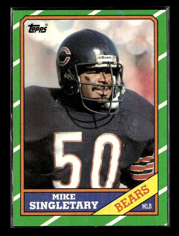 1986 Topps #24 Mike Singletary Chicago Bears