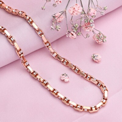 Anchor Chain Necklace Bracelet 585 Gold Rose Red/White Gold 585 3mm NEW
