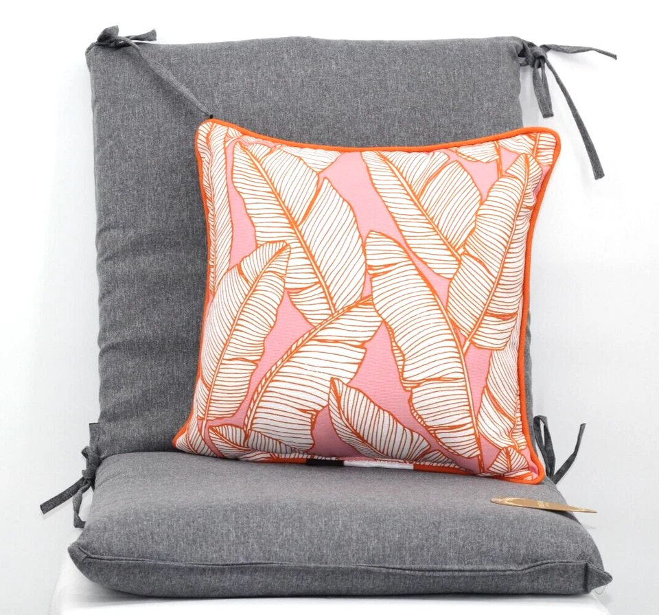 allen + roth Floral Herbo Peach Square Throw Pillow - Image 3 of 3
