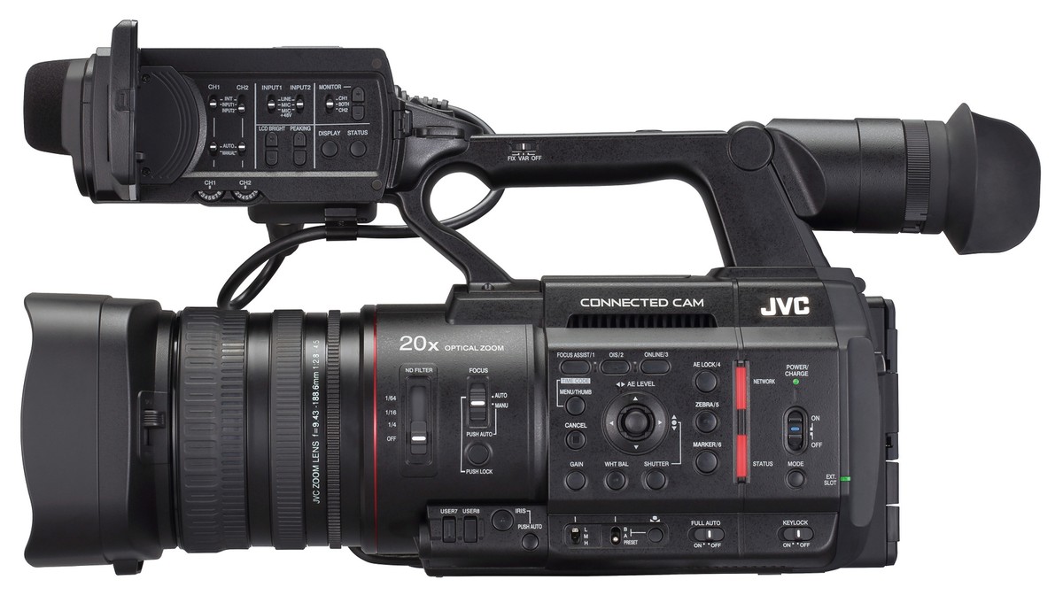 JVC GY-HC500U 4K CAM UHD Handheld Camcorder with 20x Zoom Lens | eBay