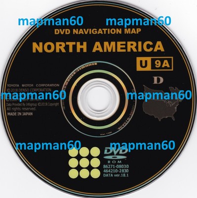 New 2010 2011 Toyota Prius 2019 Navigation Map Update Dvd Gen 6 18 1 U9a Ebay