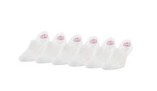 6 Pack Peds Womens No Show Liner Socks (Gel Tab) White  YOU CHOOSE SIZE & CUT