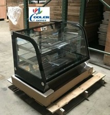 NEW 35" Refrigerator Bakery Case Curved Glass Display NSF RESTAURANT SHOW CASE 