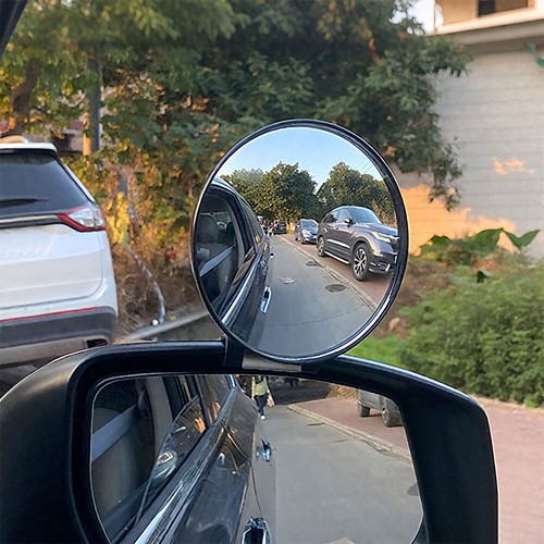 Universal Angle Adjustable Car Mirrors Round Convex Blind Spot Mirror Rearview