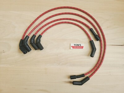TWISTED 12mm SPARK PLUG WIRES HARLEY M8 ELECTRA TRI-GLIDE ROAD KING STREET 17-23 | UK