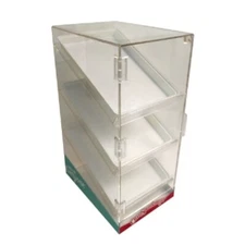 Otis Spunkmeyer New  3 Shelf Acrylic Slim Display Case for Cookies & Pastry